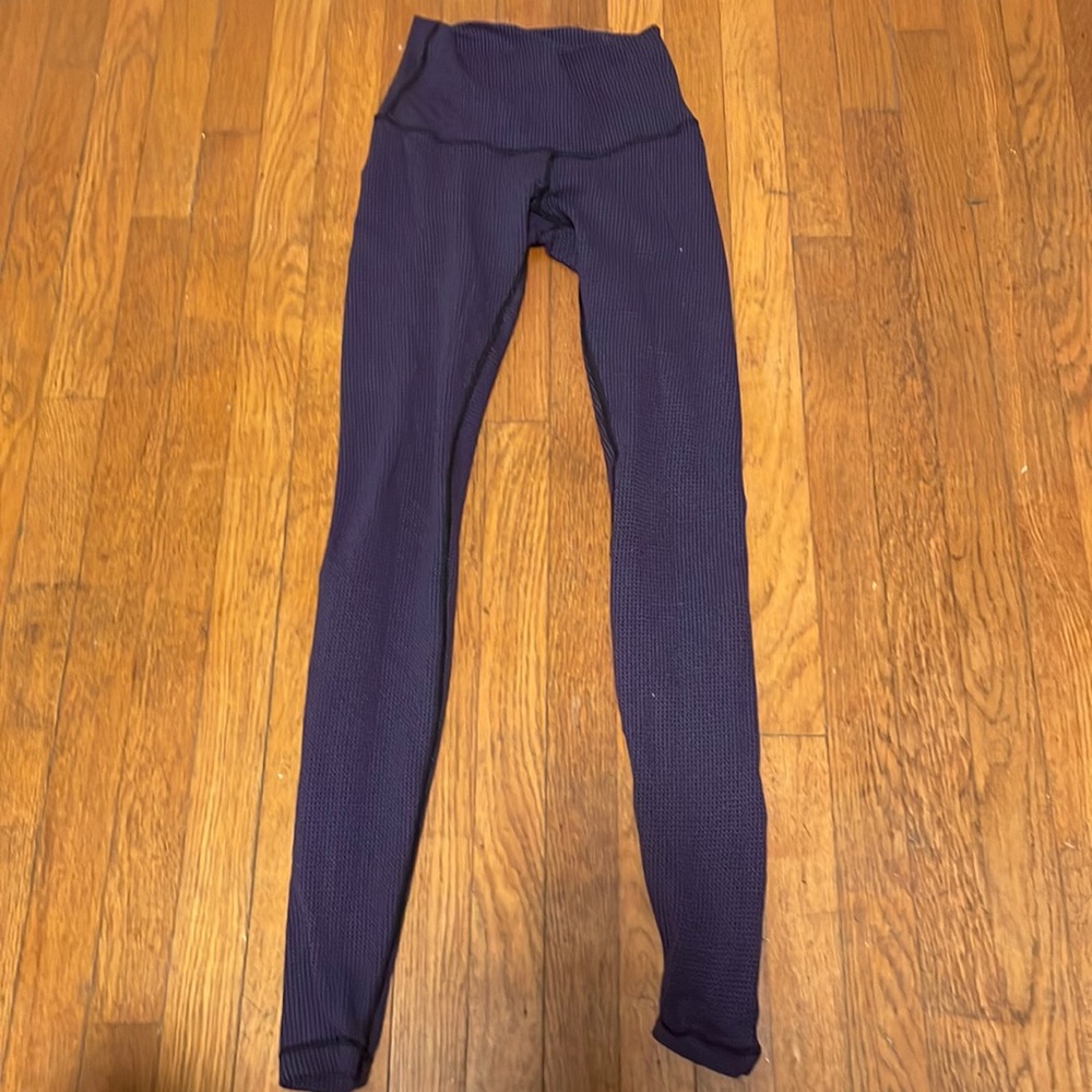 Lululemon wunder under purple, pink, blue full length leggings